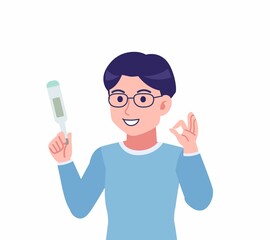 Man with glasses dressed in blue