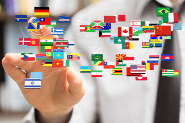 international flags 3d global partner