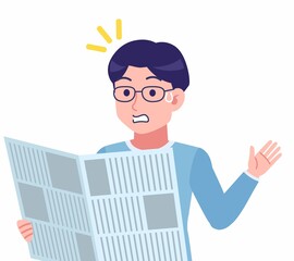 Man with glasses dressed in blue