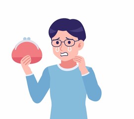 Man with glasses dressed in blue