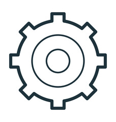 Cog Vector Icon

