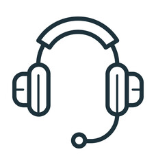 Headphones Vector Icon