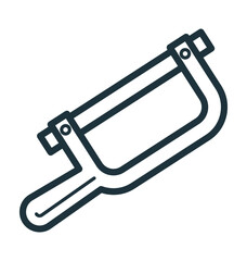 Hacksaw Cool Vector Icon