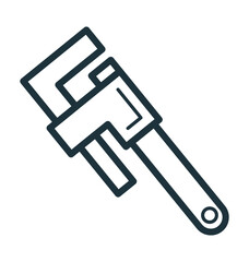 Pipe Wrench Cool Vector Icon