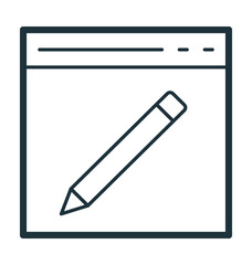 Pencil Vector Icon
