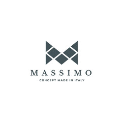 M Letter Logo Lettermark Monogram - Typeface Type Emblem Character Trademark