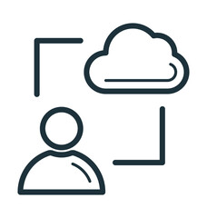 Cloud Computing Vector Icon
