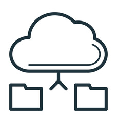 Cloud Computing Vector Icon