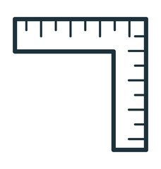 Ruler Vector Icon