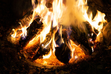 Fototapeta premium Lagerfeuer