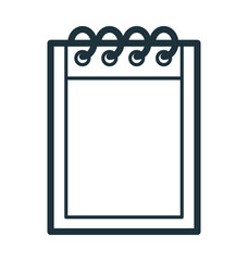 Steno Pad Vector Icon