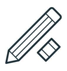 Pencil Eraser Vector Icon