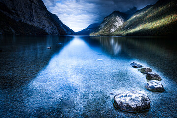 lake in the mountains (Königssee)