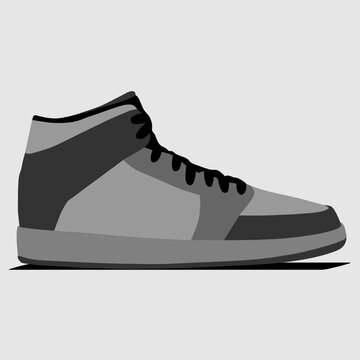 Gray High Top Sneakers