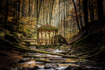 pavilion in the forest (Karlstal Trippstadt)
