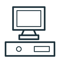 Computer Vector Icon