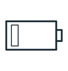 Low Battery Vector Icon