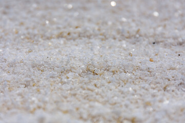 Fototapeta na wymiar Texture of the sea salt for background. Natural pattern