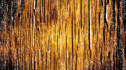 Digital Rendering Abstract Golden Liquid Effect Background