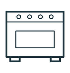 Cooking Range Vector Icon