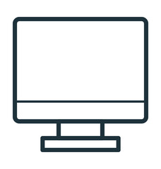Monitor Vector Icon

