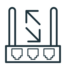 Internet Modem Vector Icon