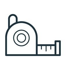 Tape Measure Colored Vector Icon