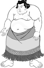 浮世絵　相撲取り　その30