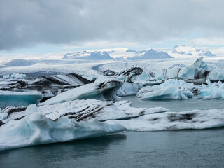 lago glaciar islandia