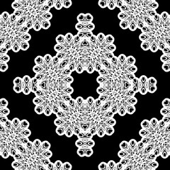 Design seamless decorative lacy pattern