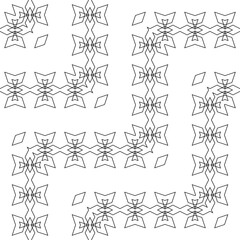 Fototapeta premium Design seamless zigzag decorative pattern
