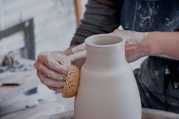 hands of a potter