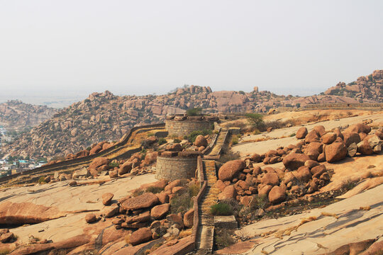 Bellary Fort Aerial View