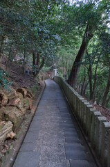 Fototapeta premium Kurama-dera, Kurama-dera, Sakyo-ku, Kyoto-shi, Kyoto.