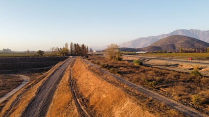 railway in the mountains