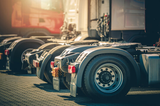 Brand New Semi Truck Tractors In Line