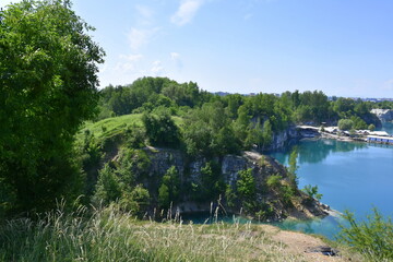 Park na Zakrzowku, zbiornik wodny, dawny kamieniołom