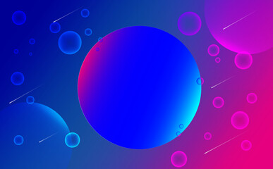 abstract background with bubbles