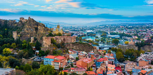 Panoramic view of Tbilisi, Georgia