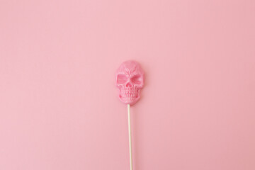 Pink skull