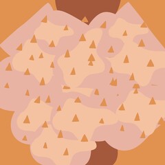 Abstract shapes illustration design pattern