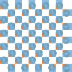 Abstract circle shapes background design pattern