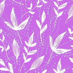 Fototapeta na wymiar purple leaves abstract design pattern artwork