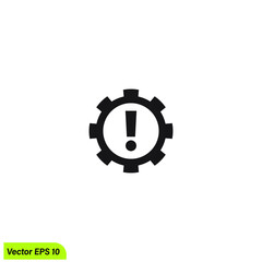 management risk icon symbol simple design element
