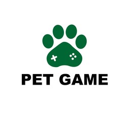 pet game logo template design vector illustration