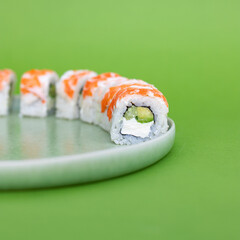 sushi on a plate