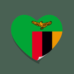I love Zambia heart
