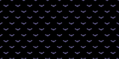 Halloween bats seamless repeat pattern vector background