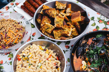 Fresh organic food homemade with love 