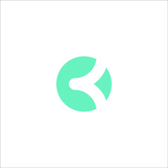letter C logo design vector